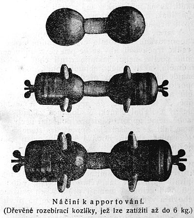 Náčiní k apportování