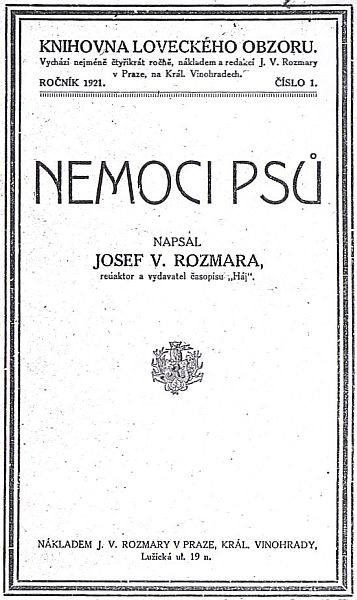 Nemoci ps - Josef Vclav Rozmara